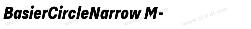 BasierCircleNarrow M字体转换 BasierCircleNarrow M字体转换